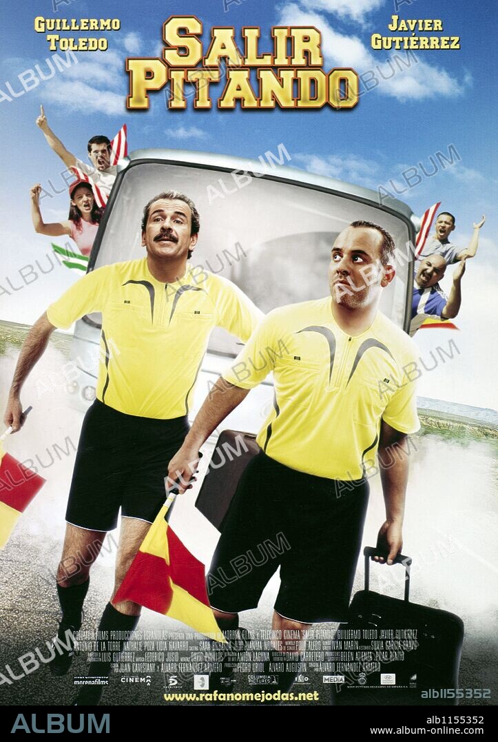 Poster de SALIR PITANDO, 2007, dirigida por ALVARO FERNANDEZ ARMERO. Copyright MORENA FILMS.