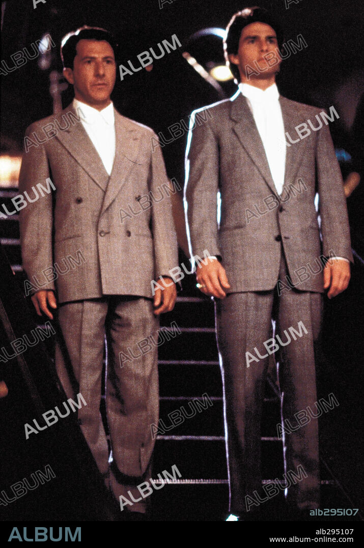DUSTIN HOFFMAN y TOM CRUISE en RAIN MAN, 1988, dirigida por BARRY LEVINSON. Copyright UNITED ARTISTS.