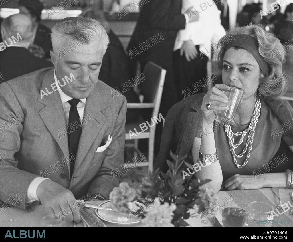 Vittorio de sica, melina mercouri, 1961.