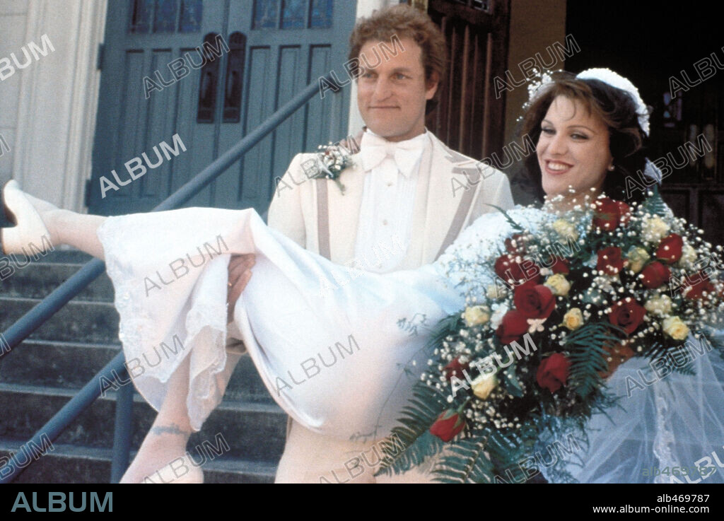 COURTNEY LOVE und WOODY HARRELSON in THE PEOPLE VS. LARRY FLYNT, 1996, unter der Regie von MILOS FORMAN. Copyright UNITED ARTISTS / BALDWIN, SIDNEY.