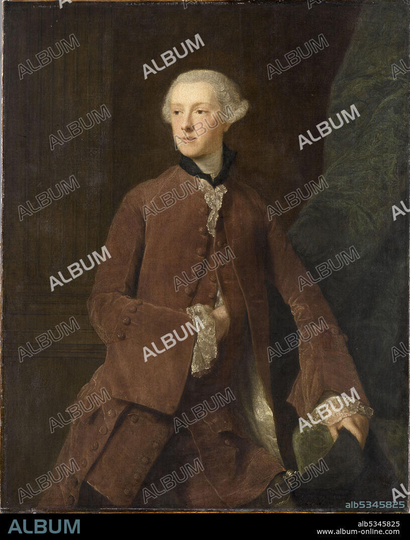 ALLAN RAMSAY. Portrait of William Sutherland, 18th Earl of Sutherland (1735-1766).