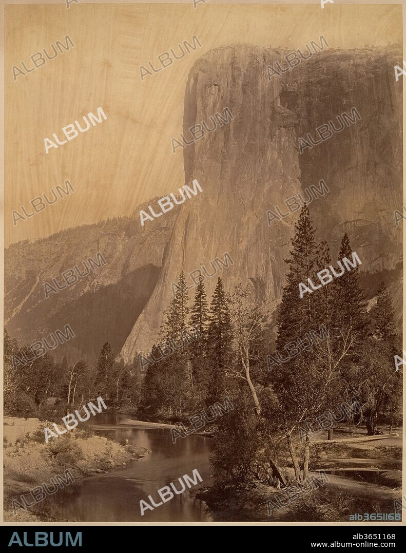 El Capitan, Yosemite. Artist: Carleton E. Watkins (American, 1829-1916). Date: 1865-66.