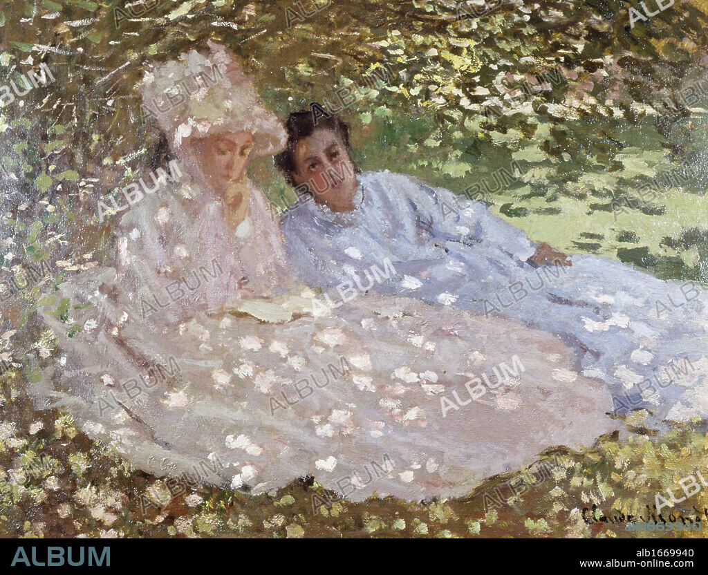 Madame Monet in the Garden   Claude Monet (1840-1926 /French)   Museum of Fine Arts, Boston.