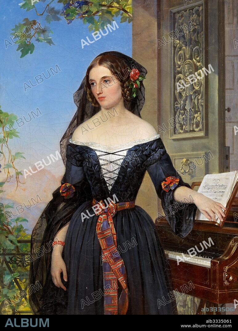 PIMEN NIKITICH ORLOV. Portrait of Natalia Baggehufwudt (Baggovut).