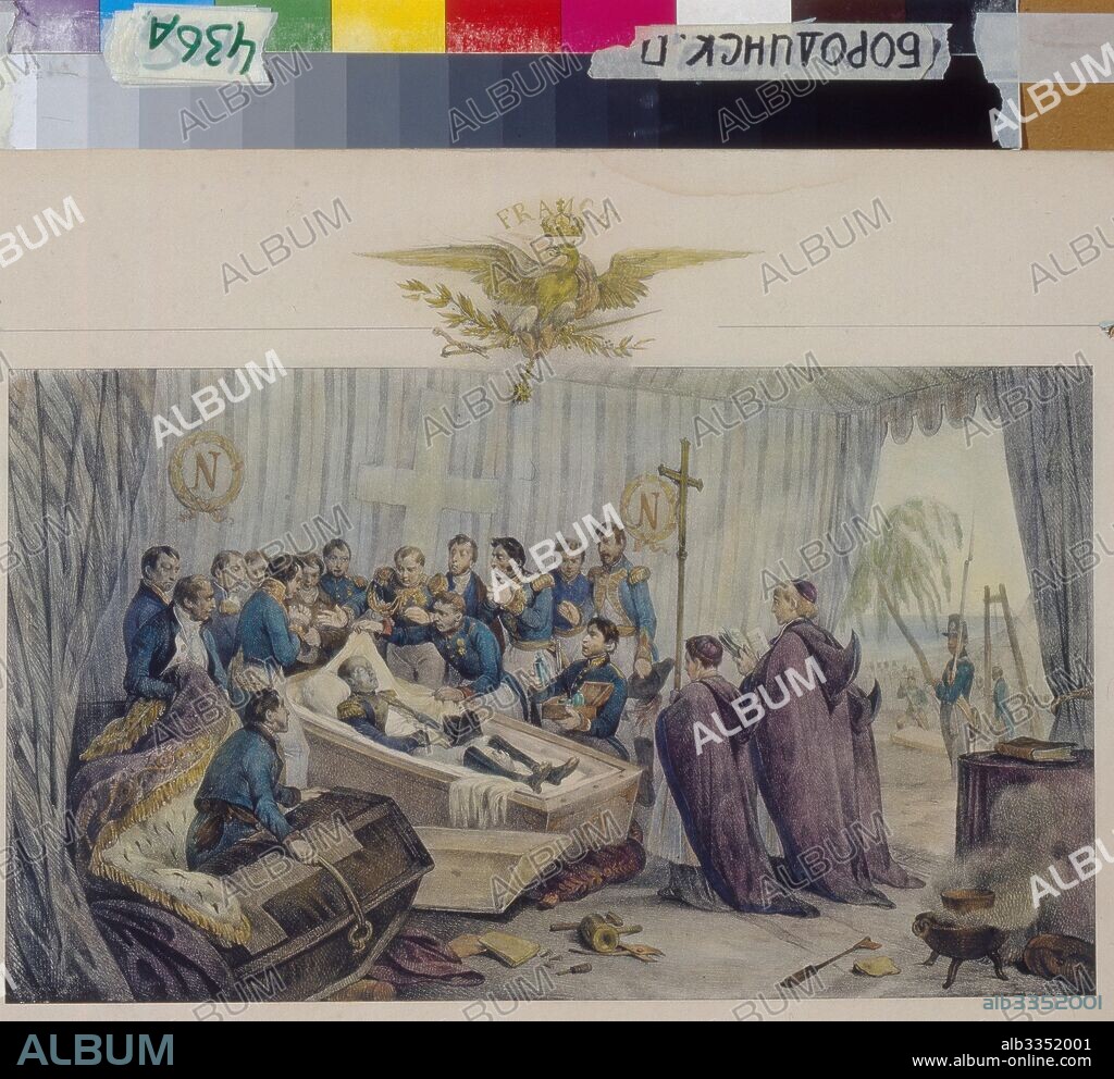 JEAN-VICTOR VINCENT ADAM. Opening Of Coffin Of Napoleon On Saint Helena Island on October 16, 1840.
