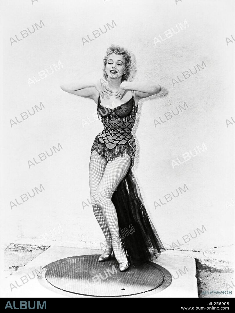 NORMA JEAN BAKER. MARILYN MONROE in BUS STOP, 1956, directed by JOSHUA LOGAN. Copyright 20TH CENTURY FOX.