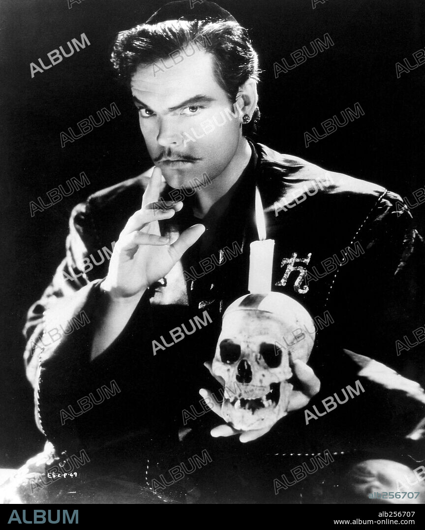 ORSON WELLES in BLACK MAGIC, 1949, directed by GREGORY RATOFF. Copyright UNITED ARTISTS.