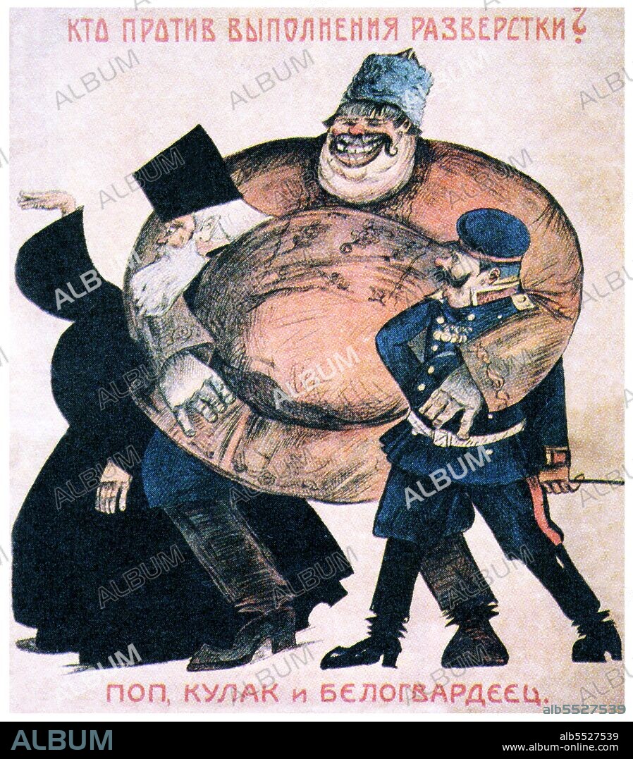 Kulaks were a category of relatively affluent farmers in the later Russian Empire, Soviet Russia, and early Soviet Union. The word kulak originally referred to independent farmers in the Russian Empire who emerged from the peasantry and became wealthy following the Stolypin reform, which began in 1906. The label of kulak was broadened in 1918 to include any peasant who resisted handing over their grain to detachments from Moscow. According to the political theory of Marxism–Leninism of the early 20th century, the kulaks were class enemies of the poorer peasants. Vladimir Ilyich Lenin described them as 'bloodsuckers, vampires, plunderers of the people and profiteers, who fatten on famine'. Marxism–Leninism had intended a revolution to liberate poor peasants and farm laborers alongside the proletariat. In addition, the planned economy of Soviet Bolshevism required the collectivisation of farms and land to allow industrialisation or conversion to large-scale agricultural production. In practice, government officials violently seized kulak farms and murdered resisters; others were deported to labor camps.