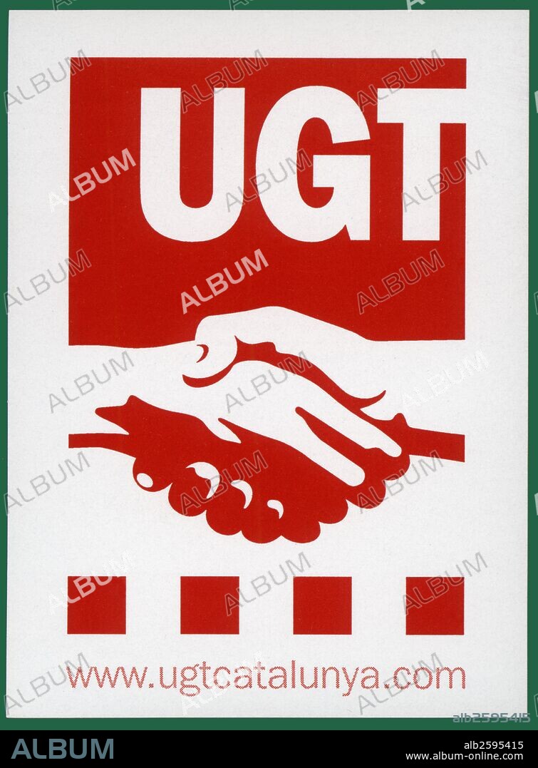 Logotipo del sindicato UGT - Unión General de Trabajadores.