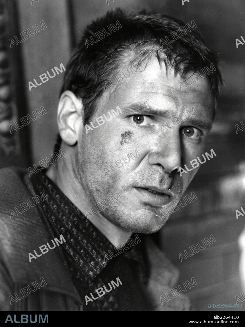 HARRISON FORD en BLADE RUNNER, 1982, dirigida por RIDLEY SCOTT. Copyright LADD COMPANY/WARNER BROS.