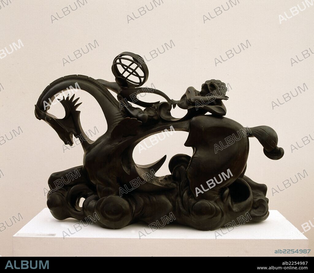 PABLO GARGALLO. GARGALLO, PABLO. ESCULTOR ESPAÑOL. MAELLA 1881-1934. " URANO ", BRONCE, AÑO 1933. COLECCION PARTICULAR. BARCELONA.