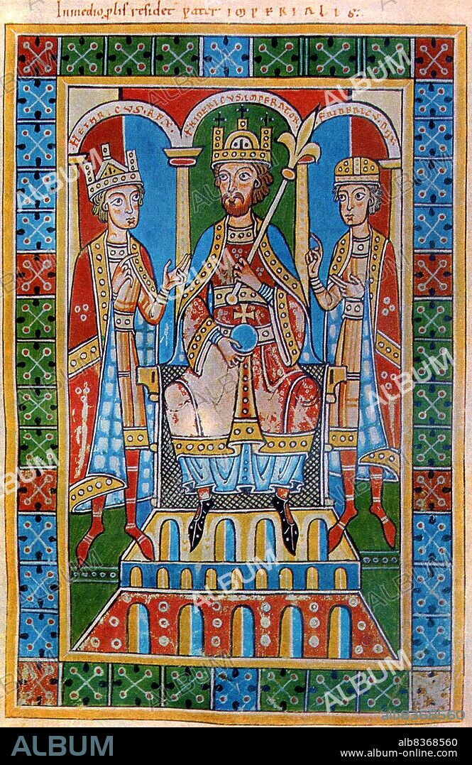 Frederick I (1122-1190), also known as Frederick Barbarossa, was the nephew of German king Conrad III, and became Duke of Swabia in 1147. When Conrad died in 1152, he named Frederick as his successor on his deathbed, rather than his own son, Frederick IV of Swabia. He was later crowned King of Italy and Holy Roman emperor in 1155, as well as being proclaimed King of Burgundy in 1178.<br/><br/>. Frederick was given the name Barbarossa ('red beard') by the northern Italian cities he attempted to conquer, waging six campaigns in all to subsume Italy, struggling constantly with the various popes and interference from the Byzantine Empire. Frederick embarked on the Third Crusade in 1189, after his sixth and final Italian expedition ended in success, a massive campaign in conjunction with the French King Philip Augustus and the English King Richard the Lionheart.<br/<br/> . Before Frederick arrived in Jerusalem however, he drowned in the Saleph river in 1190, leaving the German army in a state of chaos and ultimately leading to the dissolution of the Crusader army. He was considered an exceptionally charismatic leader and one of the Holy Roman Empire's greatest mediaeval emperors, with his contributions including the reestablishment of the 'Corpus Juris Civilis' (Roman rule of law). His qualities were considered almost superhuman by some, his ambition, longevity, organisational skills, battlefield acumen and political perspicuity all adding to his reputation.