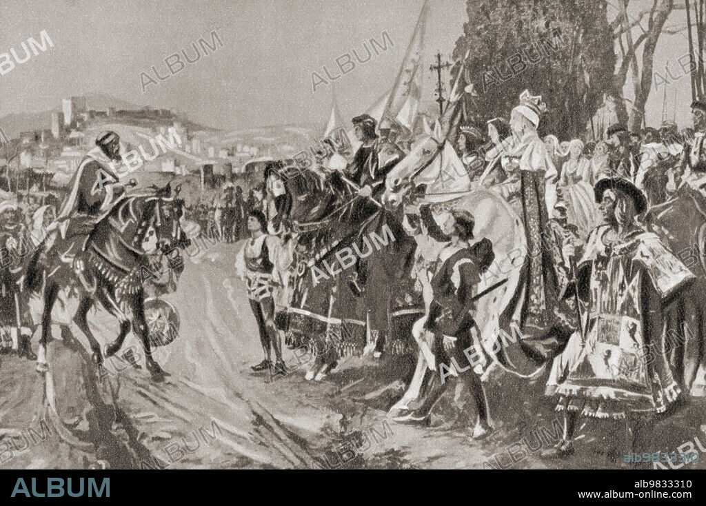 North American Indians. From left to right: Osage warrior; Iroquois warrior, Pawnee woman. From Catlin's North American Indian Portfolio, published in London 1844 by the artist, American adventurer George Catlin, 1796 - 1872. During many journeys Catlin recorded with pen and brush the customs and life-styles of Native American tribes.