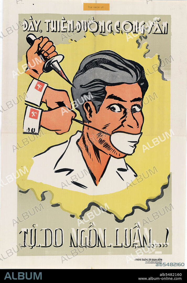 U.S. Propaganda Posters in 1950s Asia - Viet Poster ca. 1950-1955.