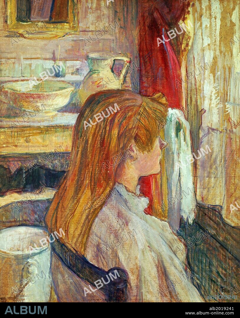HENRI DE TOULOUSE LAUTREC. Henri de Toulouse-Lautrec / 'Woman by the Window', 1893, Oil on canvas, 58,5 × 46,6 cm.