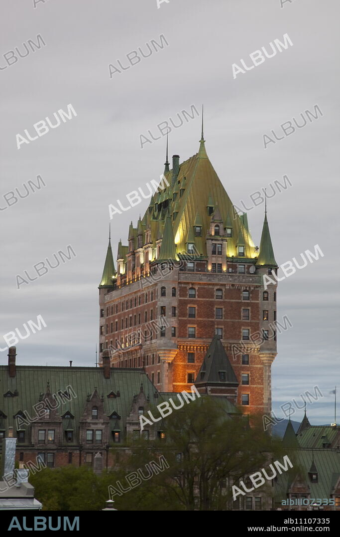 Hotel Chateau Frontenac, Quebec City, Quebec, Canada, North America.