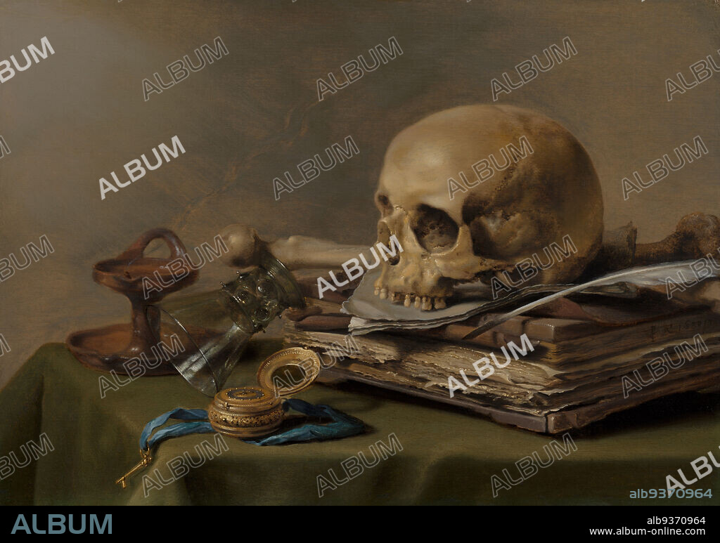 Vanitas still life, Pieter Claesz, 1630.