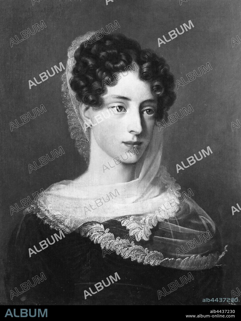 Franz Seraph Stirnbrand, Princess Sofia, Sofia, 1801-1865, Princess of Sweden, married to Grand Duke Leopold of Baden, painting, portrait, Oil on canvas, Height, 39.5 cm (15.5 inches), Width, 31.7 cm (12.4 inches).