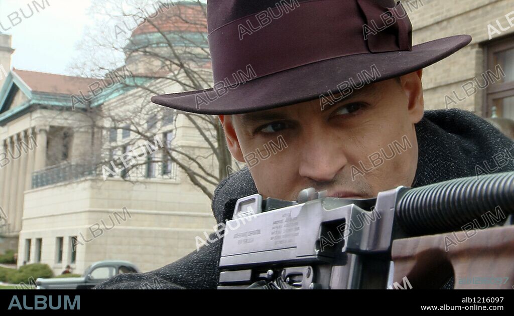 JOHNNY DEPP en ENEMIGOS PUBLICOS, 2009 (PUBLIC ENEMIES), dirigida por MICHAEL MANN. Copyright TRIBECA PRODUCTIONS.