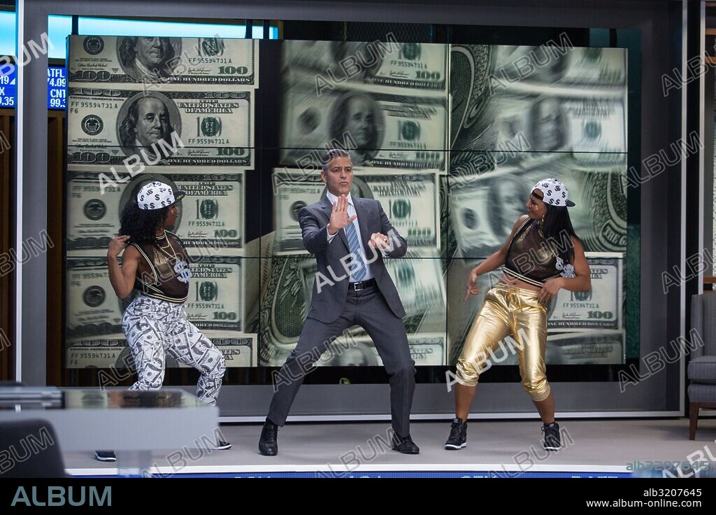 GEORGE CLOONEY in MONEY MONSTER, 2016, directed by JODIE FOSTER. Copyright ALLEGIANCE THEATER/SMOKEHOUSE PICTURES/TRISTAR PICTURES/VILL.