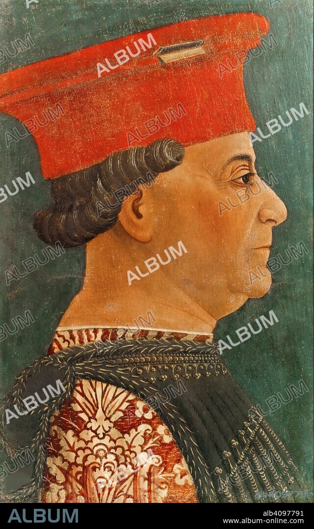 BONIFAZIO BEMBO. Portrait of Francesco Sforza (1401-1466).