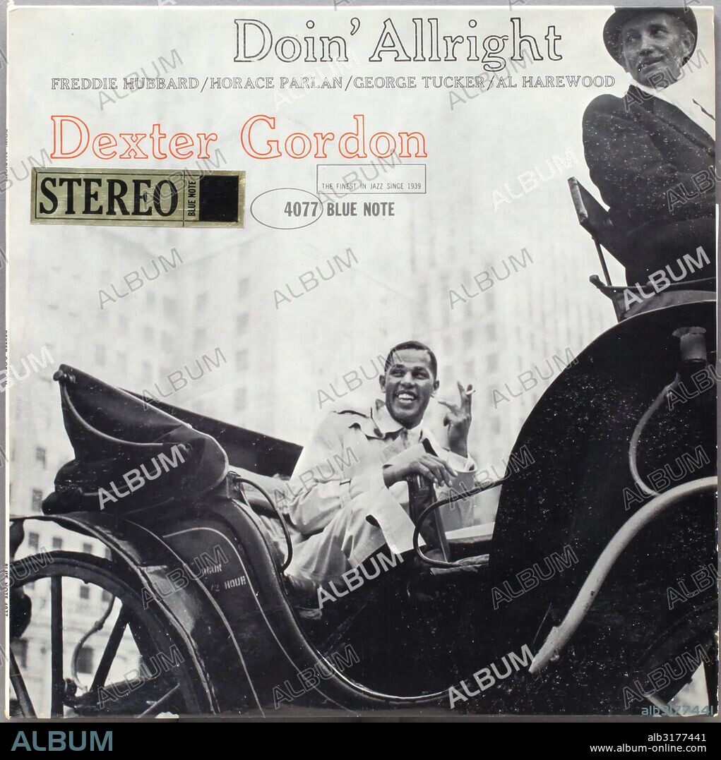 Portada del disco doin'allright de Dexter Gordon.