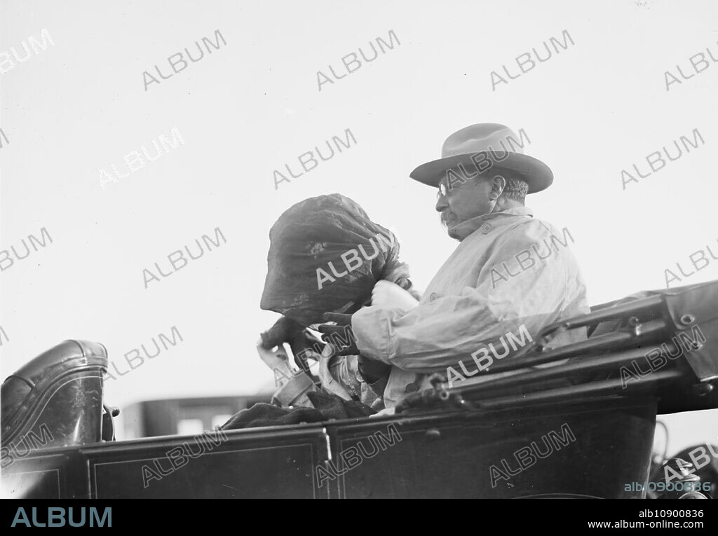 BAIN NEWS SERVICE. Theo. Roosevelt at Polo Match, between c1910 and c1915.