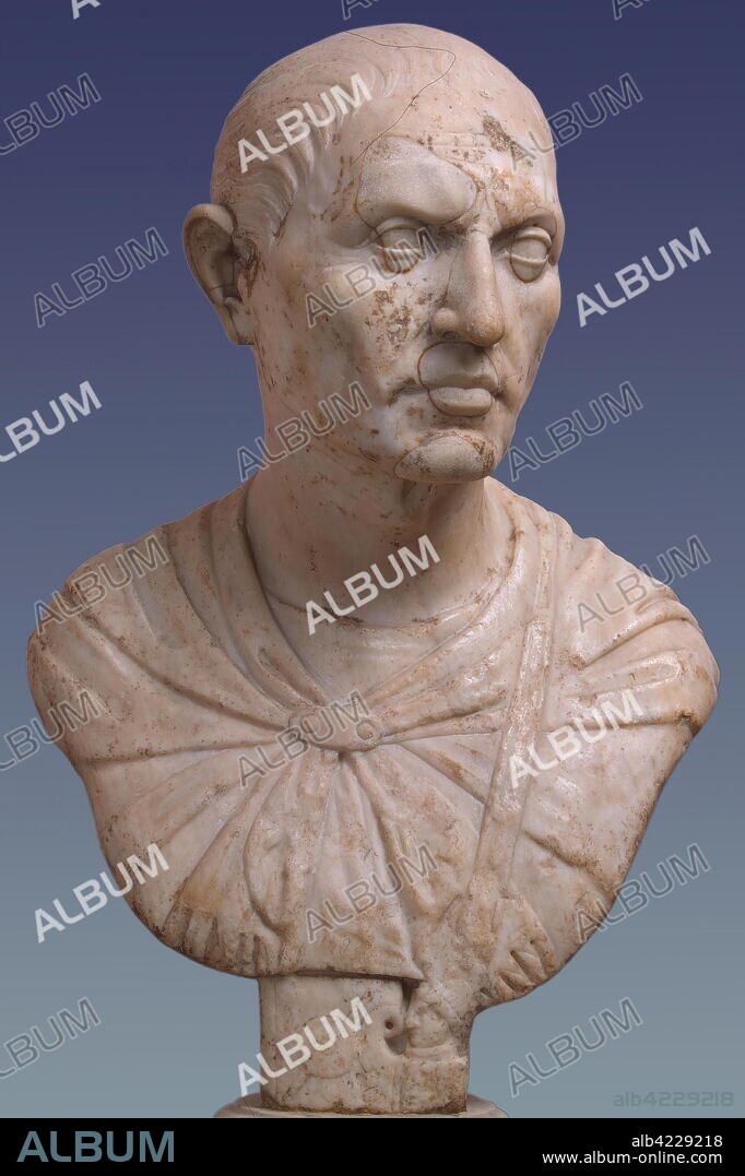 'Bust of a Lictor'. Ancient Rome, Early 2nd century. Dimensions: 55 cm.