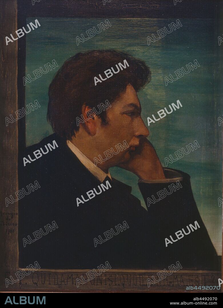 GIORGIO DE CHIRICO. Self-Portrait (Et quid amabo nisi quod aenigma est?).