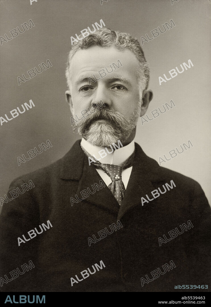 Henry Cabot Lodge (1850-1924), American Politician, Republican U.S. Senator from Massachusetts 1893-1924, head and shoulders Portrait, James E. Purdy, 1902.