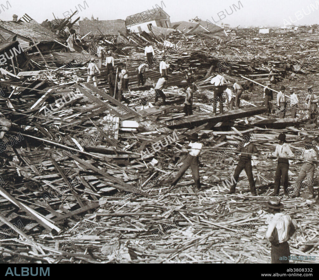 Great Galveston Hurricane, Aftermath, 1900
