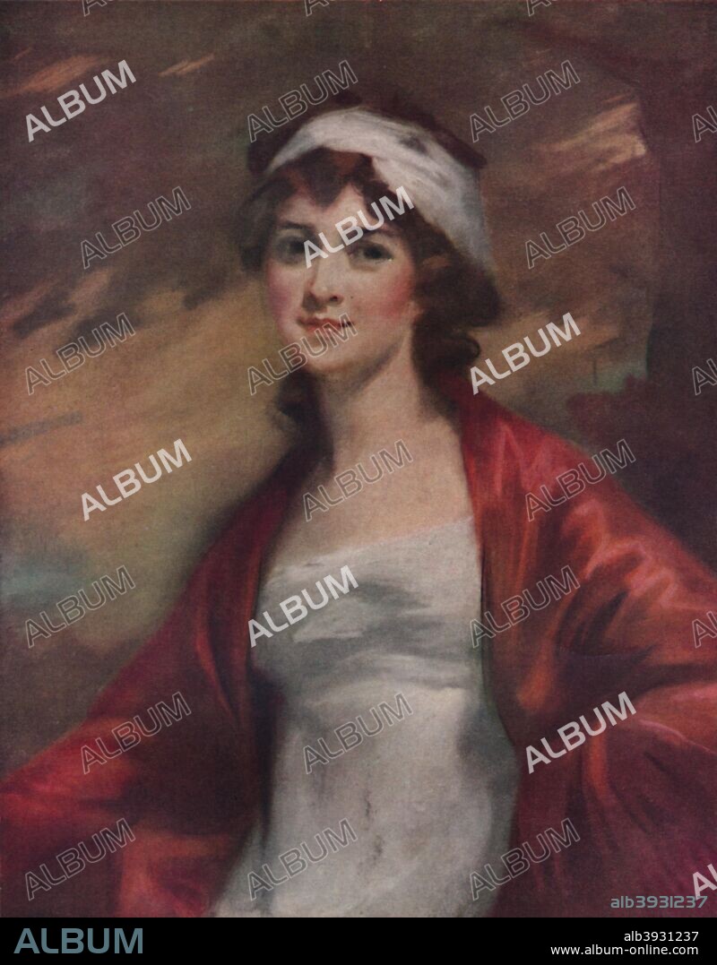 'Miss Mary Macintyre', 1803, (1922). The work is part of the Veil-Picard Collection. From Masquerier and His Circle, by R. R. M. Sée. [The Connoisseur, London, 1922].