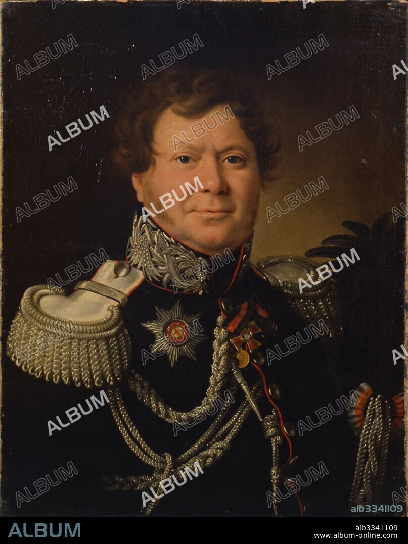 NIKOLAI IVANOVICH ARGUNOV. Portrait of General Nikolay Nikolayevich Muravyov (1768-1840).
