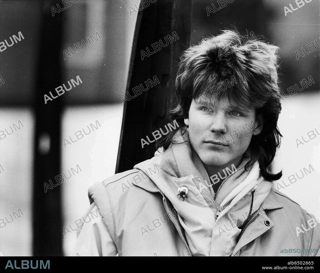 Mullsjö 1986-03-12. Fredrik Willstrand Shakin Fredrik *** Local Caption *** GP Foto: Anders Hofgren. Kamerareportage.