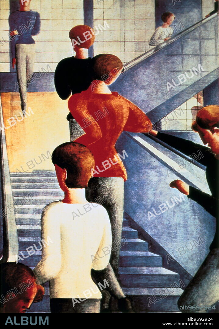 "Bauhaus Stairway", by Oskar Schlemmer.
