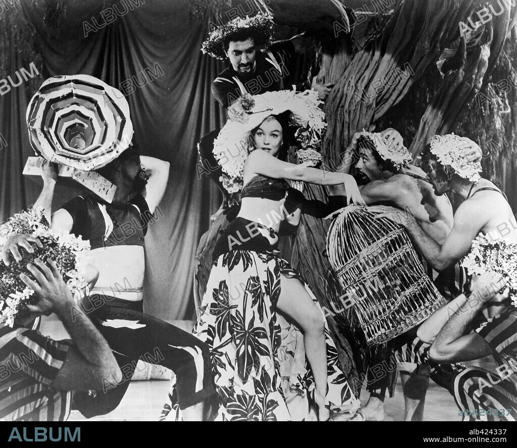 NORMA JEAN BAKER. MARILYN MONROE in THERE'S NO BUSINESS LIKE SHOW BUSINESS, 1954, directed by WALTER LANG. Copyright 20TH CENTURY FOX.