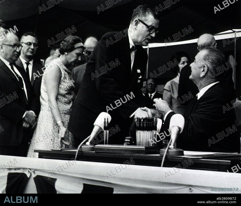 Luther Terry (1911-1985) was an American physician and public health official. He was appointed the ninth Surgeon General of the United States from 1961 to 1965, and is best known for his warnings against the dangers of and the impact of tobacco use on health. Terry established the Surgeon General's Advisory Committee on Smoking and Health. Report of the Advisory Committee to the Surgeon General of the United States, released in 1964, concluded that lung cancer and chronic bronchitis are causally related to cigarette smoking. The report was also responsible for the passage of the Cigarette Labeling and Advertising Act of 1965, which, among other things, mandated Surgeon General's health warnings on cigarette packages.
