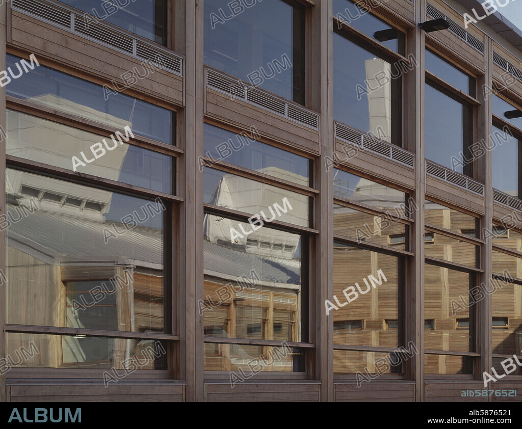 ARUP CAMPUS (2001) WEST ELEVATION (REFLECTIONS).