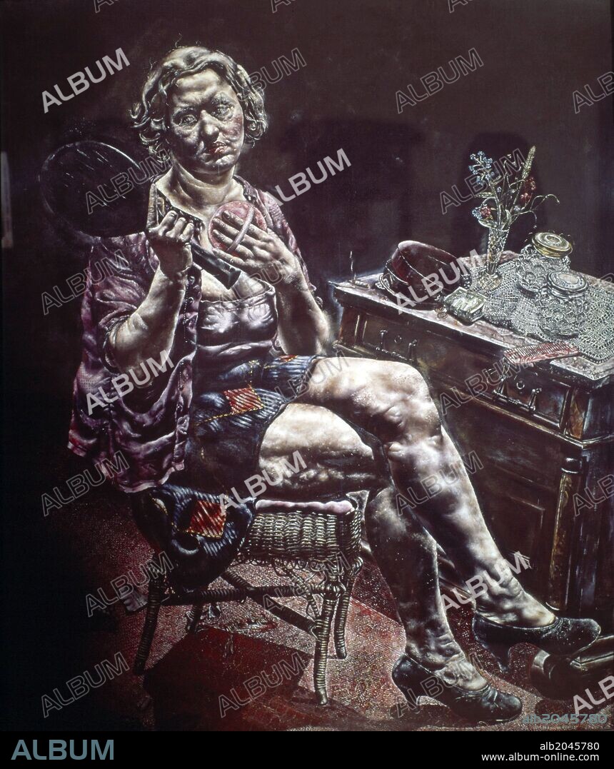 IVAN LE LORRAINE ALBRIGHT. Ivan Albright / 'Into the World there came a Soul named Ida Ivan', 1929-30, Oil on canvas, 142,9 x 119,2 cm.