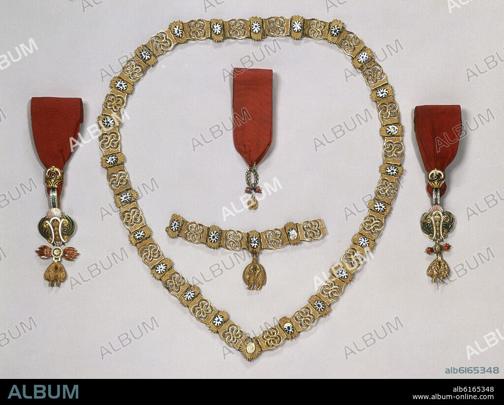 INSIGNIA DE LA ORDEN DEL TOISON DE ORO ESPANOL.