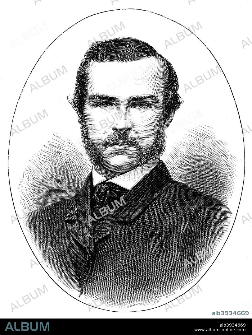 Prince Louis of Hesse-Darmstadt (1806-1877). Illustration from The Life & Times of Queen Victoria, by Robert Wilson, Vol III.