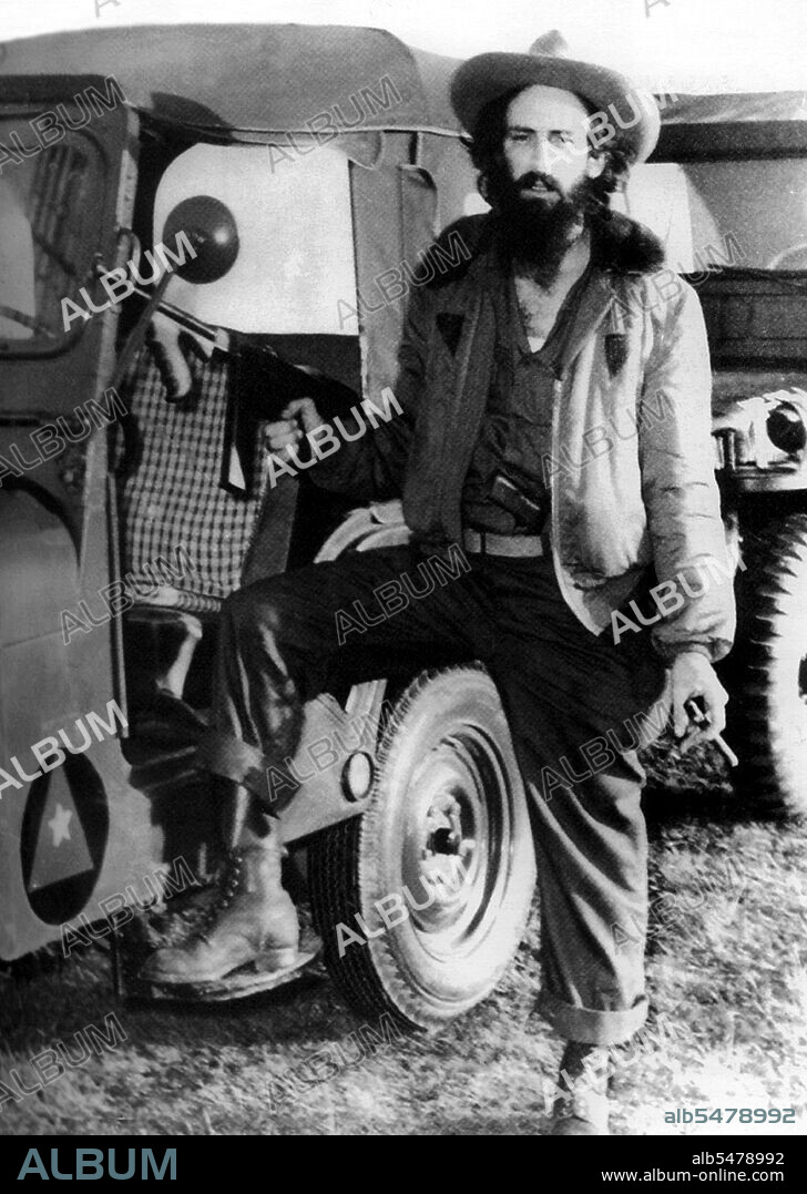 Camilo Cienfuegos Gorriaran (February 6, 1932 October 28, 1959) was a Cuban revolutionary born in Lawton, Havana. Raised in an anarchist family that had left Spain before the Spanish Civil War, he became a key figure of the Cuban Revolution, along with Fidel Castro, Che Guevara, Juan Almeida Bosque, and Raul Castro.