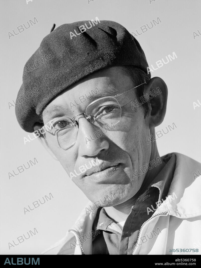 Toyo Miyatake, Photographer, Head and Shoulders Portrait, Manzanar Relocation Center, California, USA, Ansel Adams, Manzanar War Relocation Center Collection, 1943.