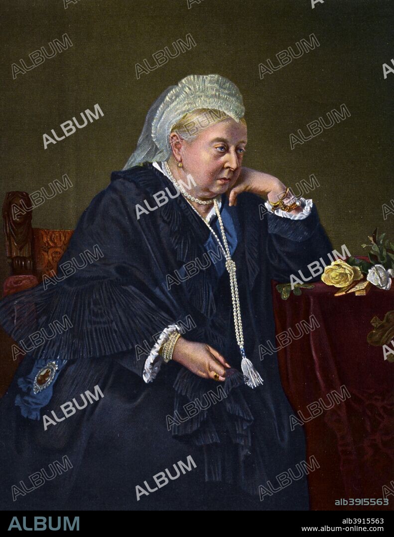 Queen Victoria in 1899 at the age of 78, (1901). Victoria (1819-1901), was the longest reigning British monarch. She ruled from 1837 until 1901.