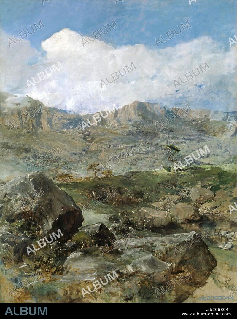 FRANCISCO DOMINGO MARQUES. Francisco Domingo Marqués / 'Large Landscape (Aragon)', ca.  1900, Spanish School, Oil on canvas, 300 cm x 232 cm, P07773.