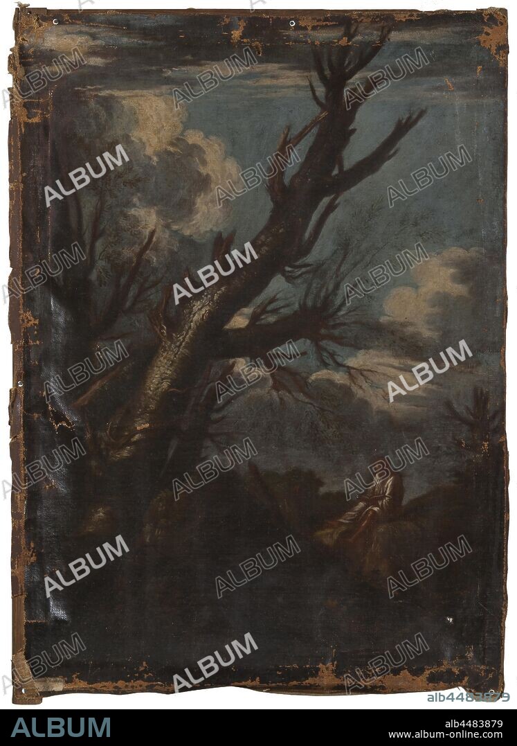 Landscape, Oil on canvas, Height, 71.5 cm (28.1 inches), Width, 52.5 cm (20.6 inches).