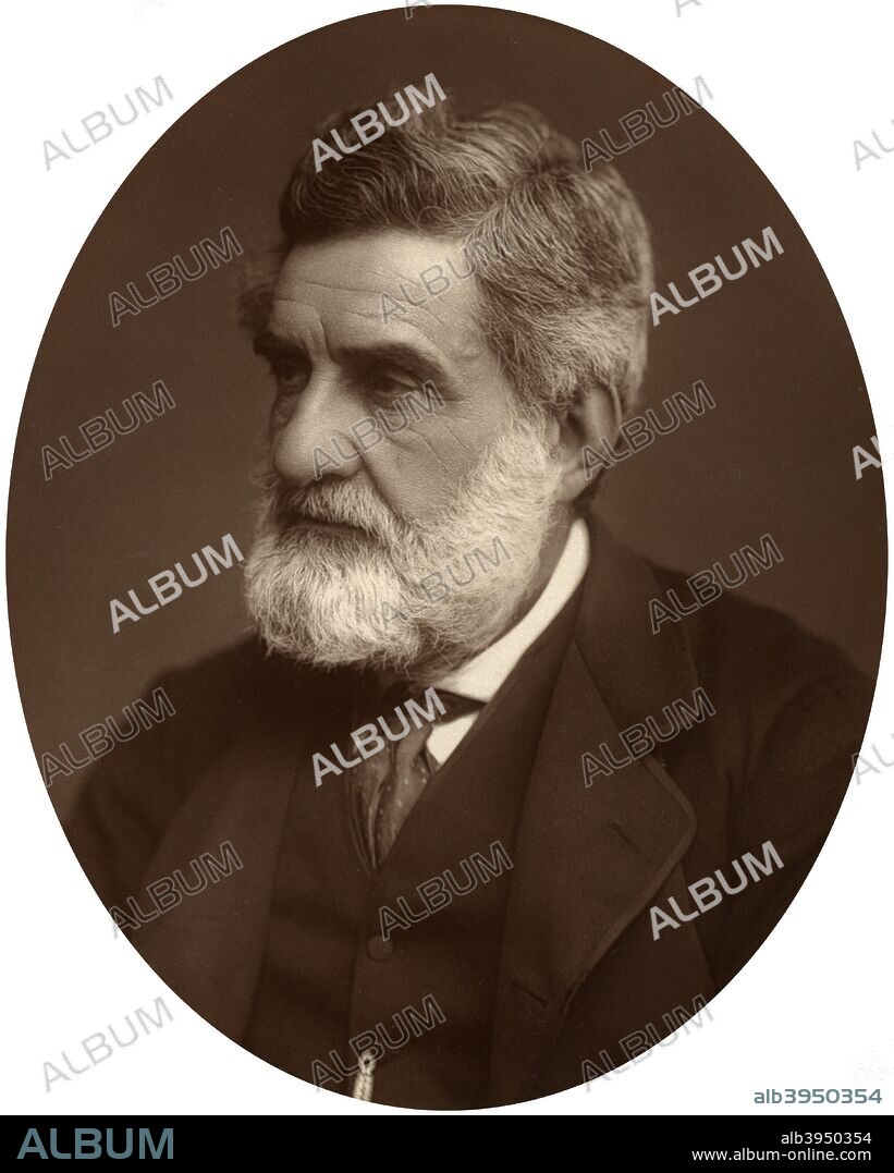 Hormuzd Rassam, explorer and archaeologist, 1881. Rassam (1826-1910) was born in Mosul, in modern Iraq. In 1845-1847 he assisted the British archaeologist AH Layard in his first expedition to the ancient Assyrian city of Nineveh. Rassam then studied at Oxford before being sent by the trustees of the British Museum to assist Layard on his second Assyrian expedition of 1849-1851. He subsequently continued work on various Assyrian sites, making numerous important discoveries. From Men of Mark: a gallery of contemporary portraits of men distinguished in the Senate, the Church, in science, literature and art, the army, navy, law, medicine, etc. Photographed from life by Lock and Whitfield, with brief biographical notices by Thompson Cooper. (Conducted by G. C. Whitfield.) (London, 1876-1883).