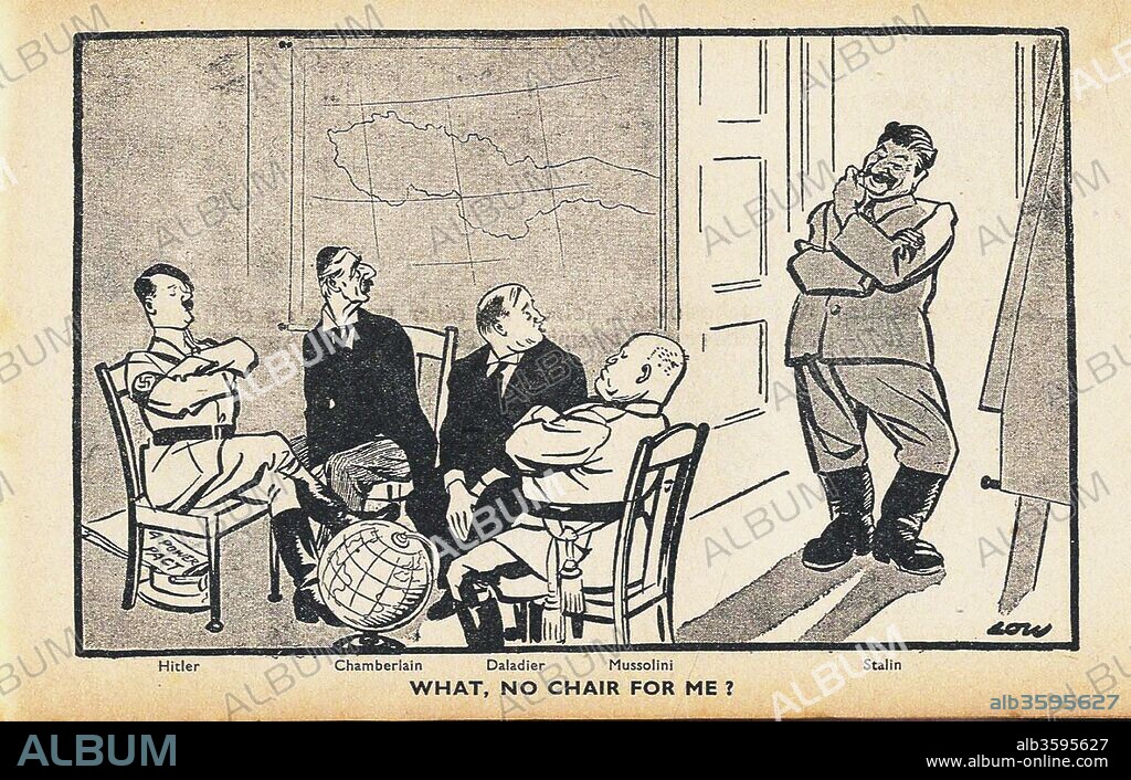 SIR DAVID LOW. What, no chair for me? (From Evening Standard, 30 September 1938).
