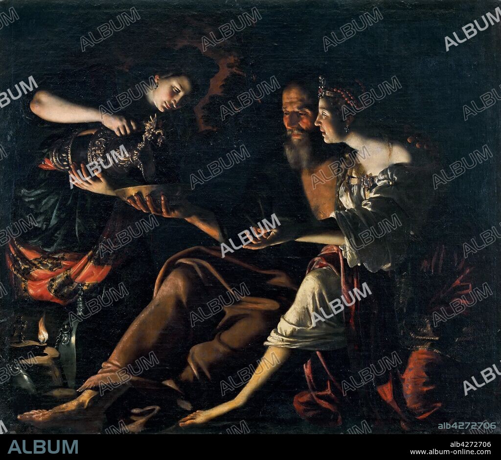 GIOVANNI FRANCESCO GUERRIERI. Lot and his Daughters.