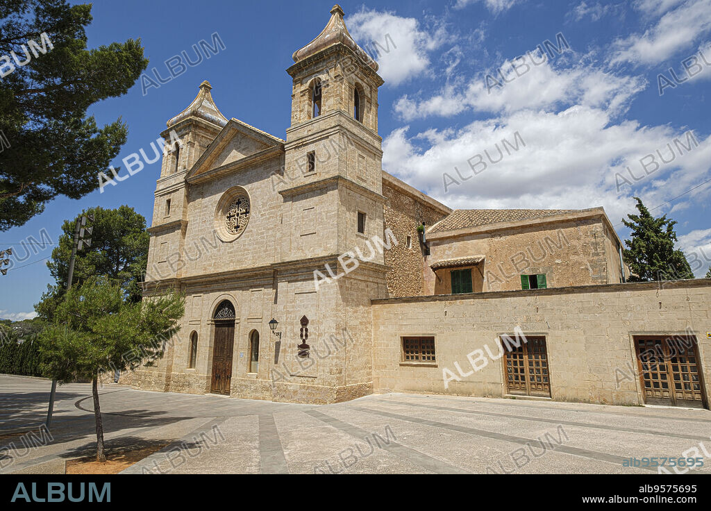 Iglesia Sant Marçal, Sa Cabaneta, Marratxí, Mallorca, Balearic Islands, Spain.